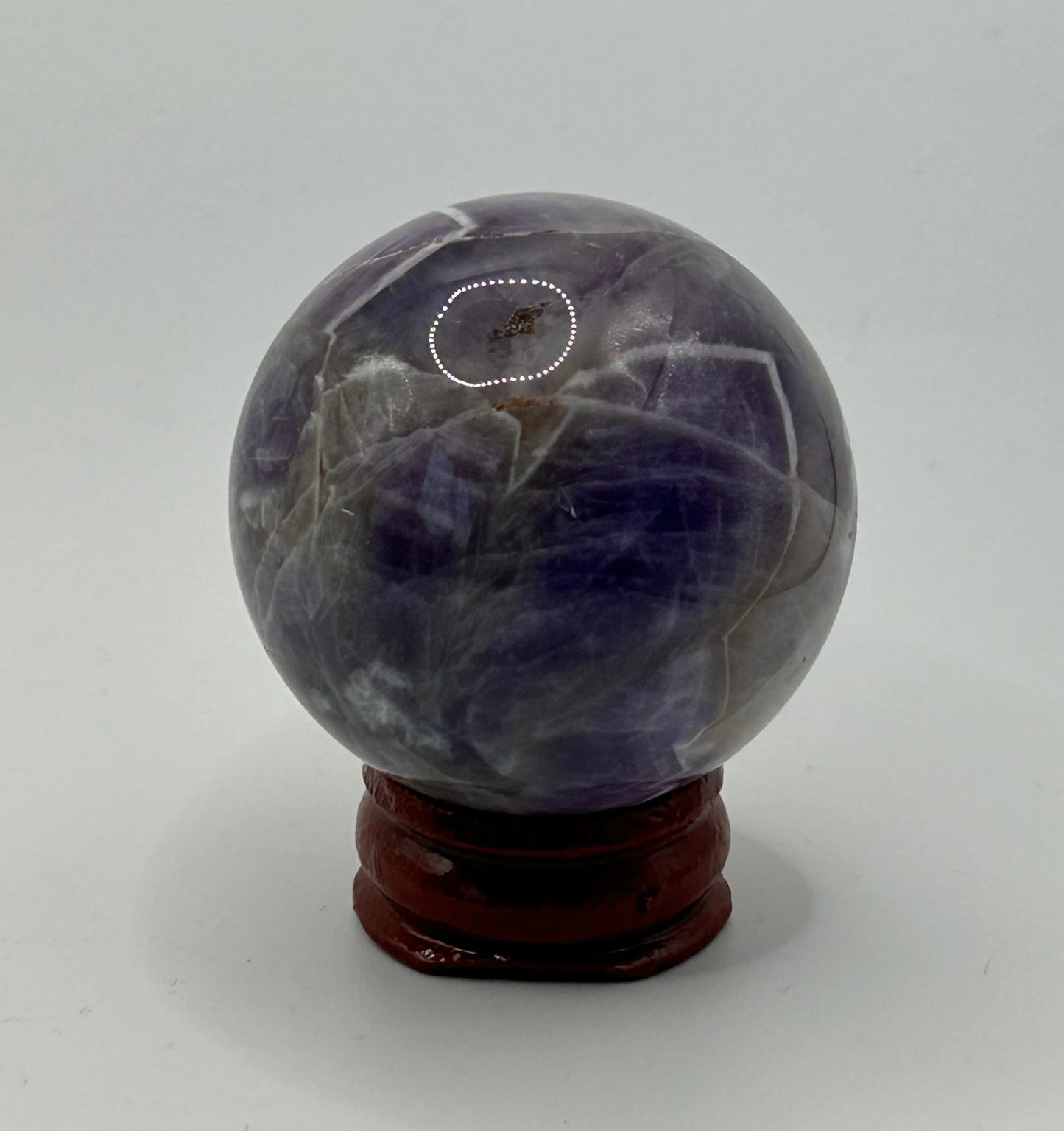 Sphere(s) - Amethyst and Mexican Crazy Lace Agate