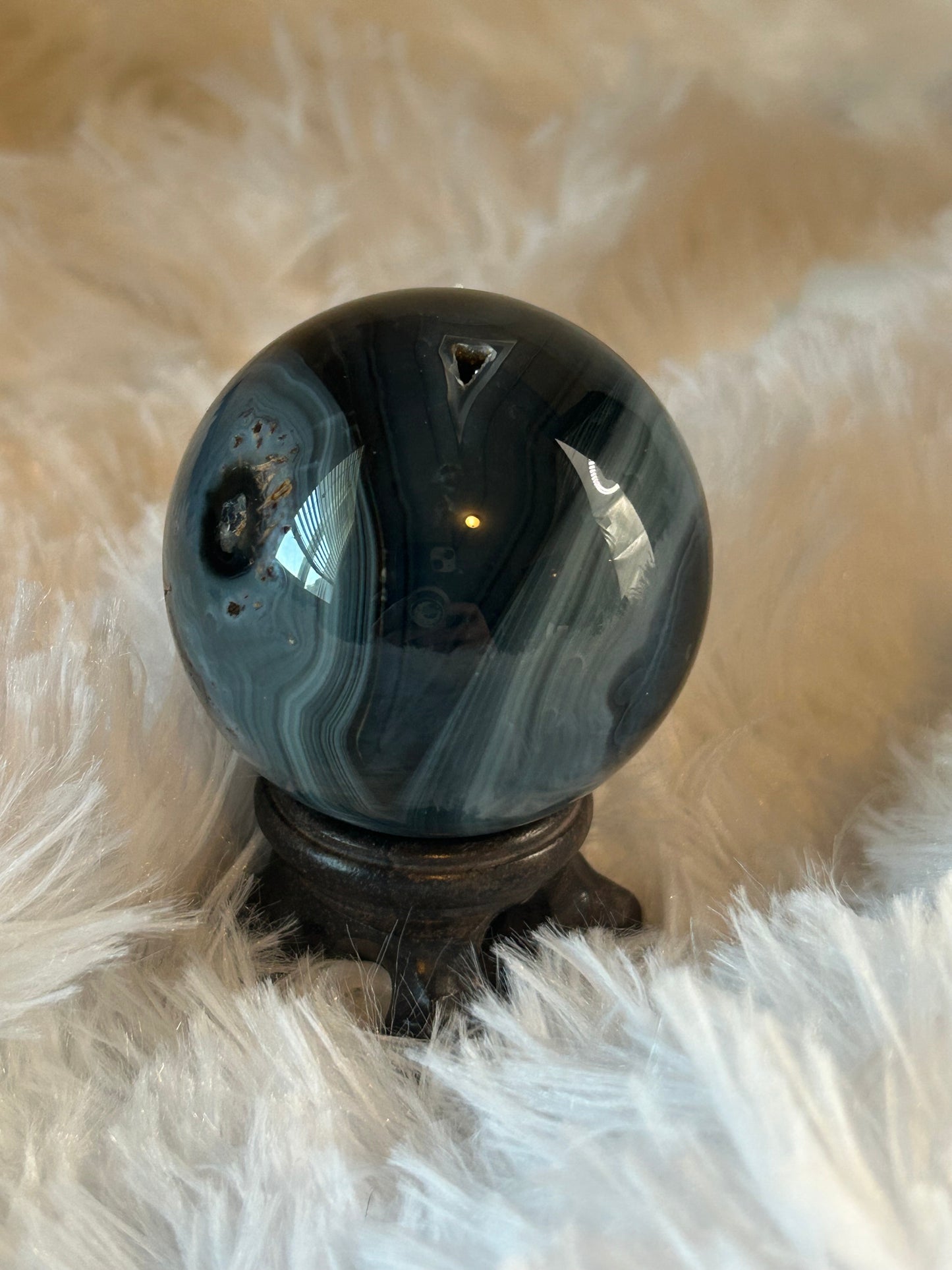 Sphere(s) - Black Agate/Onyx