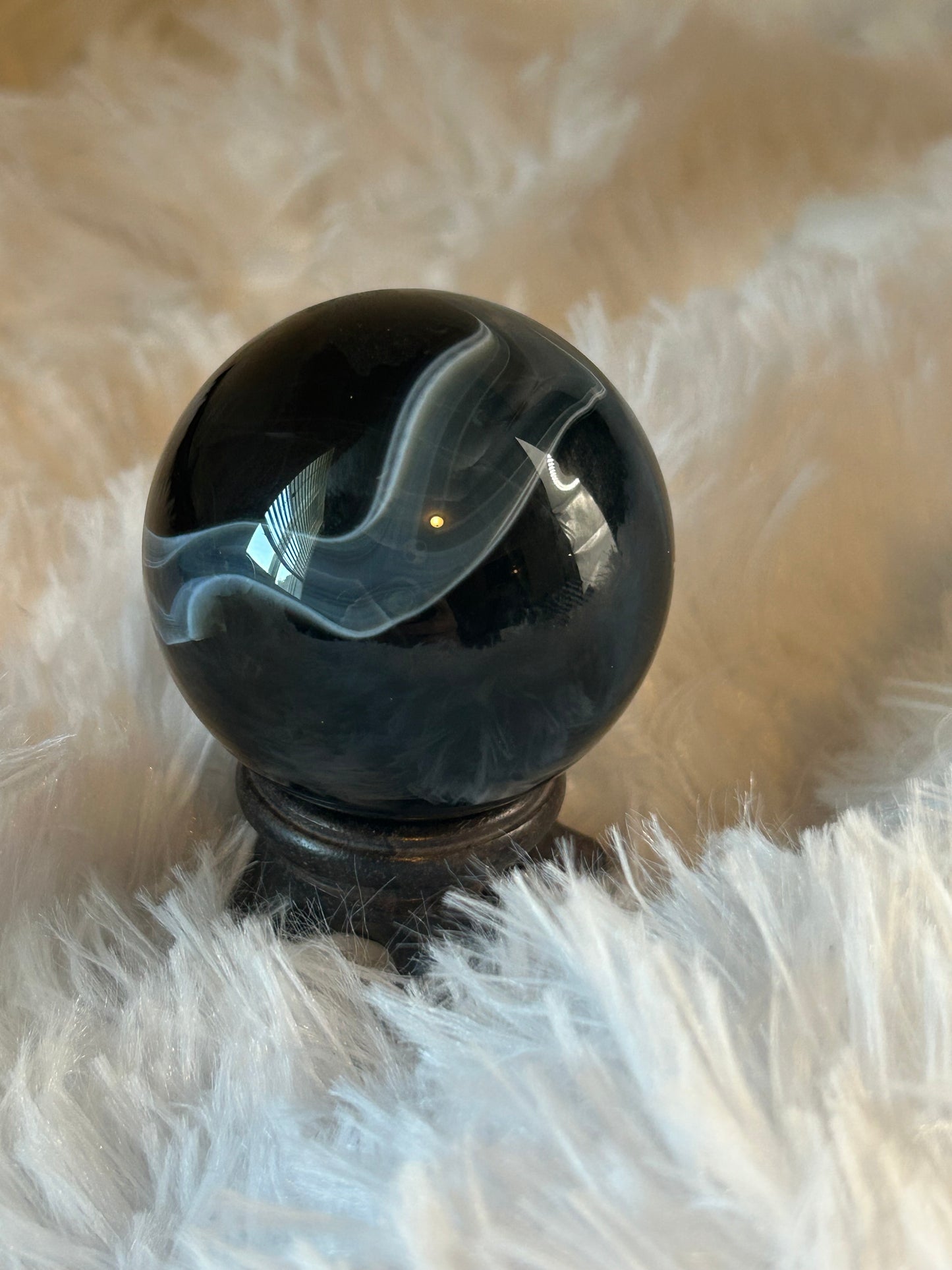 Sphere(s) - Black Agate/Onyx