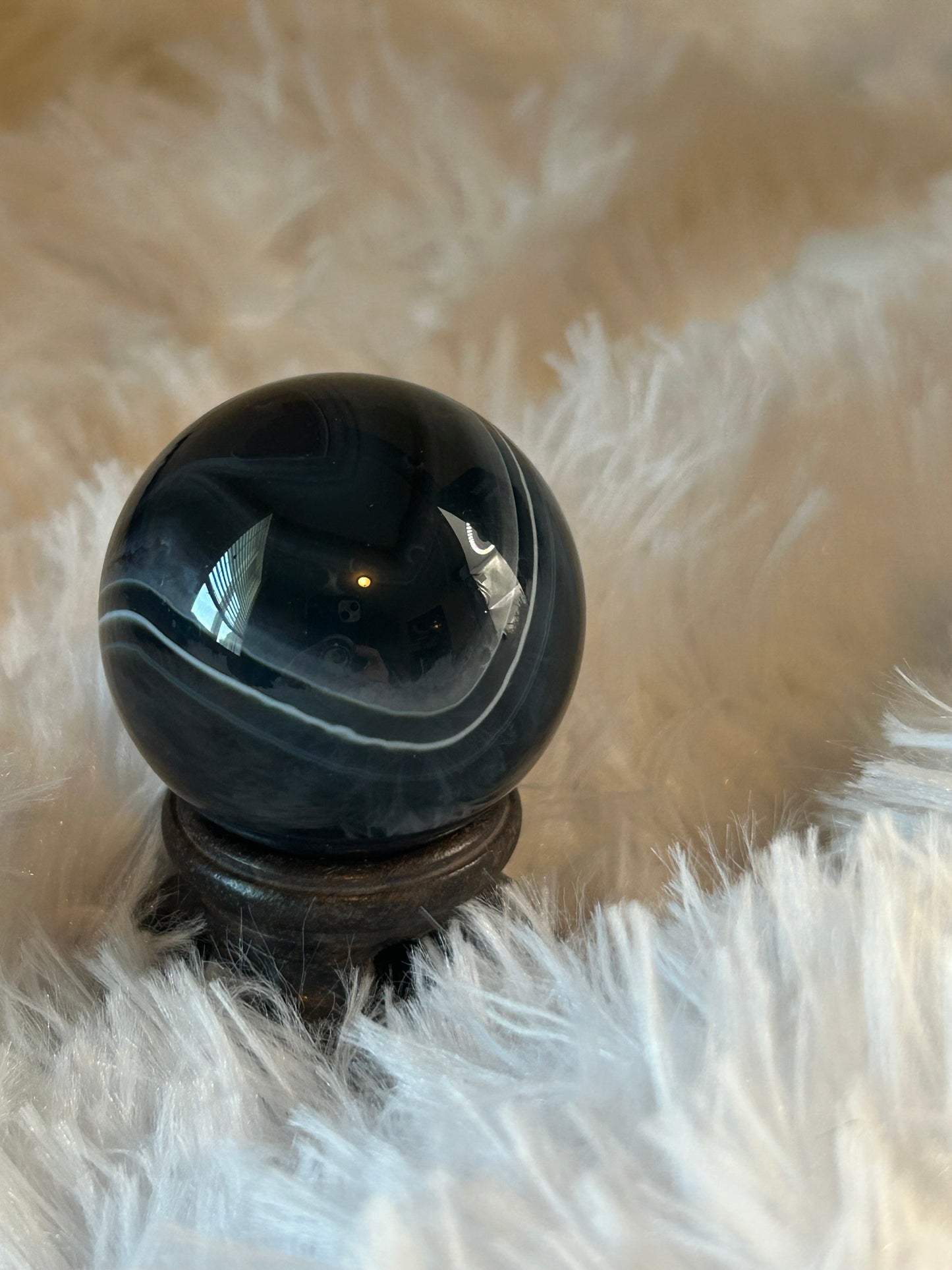 Sphere(s) - Black Agate/Onyx