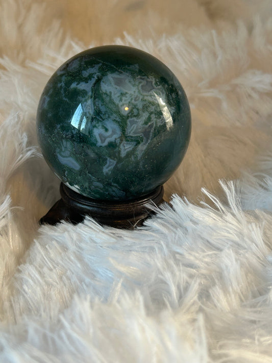 Sphere(s) - Moss Agate