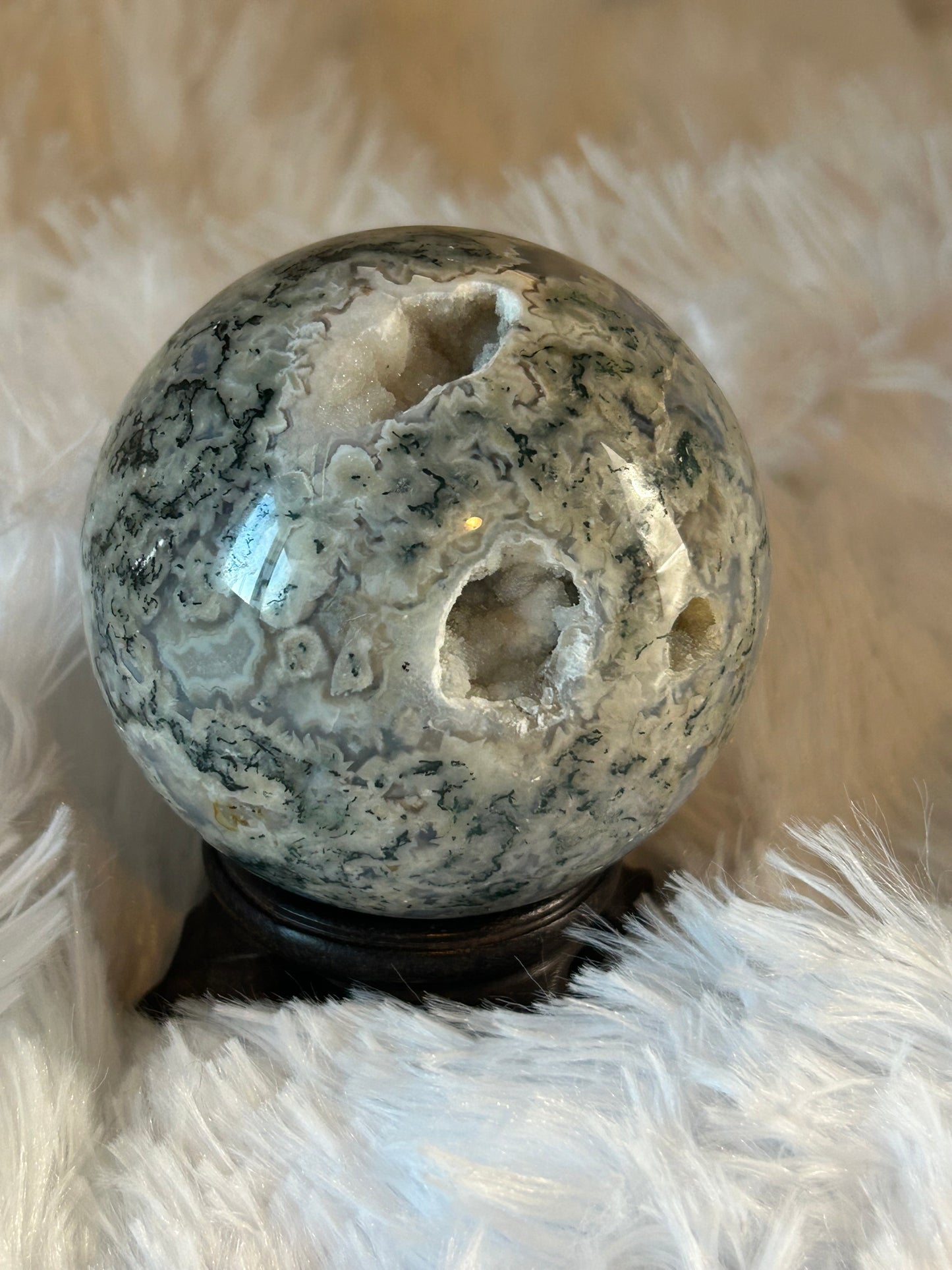 Sphere(s) - Moss Agate