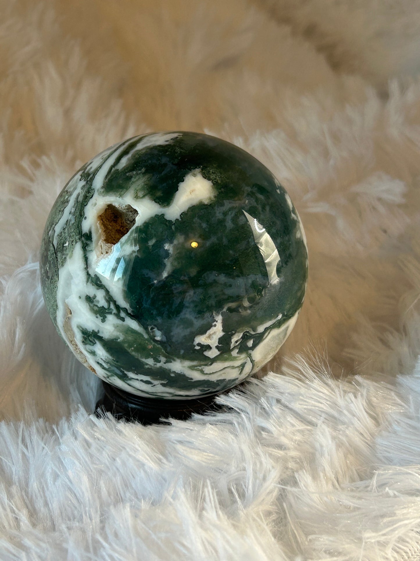 Sphere(s) - Moss Agate