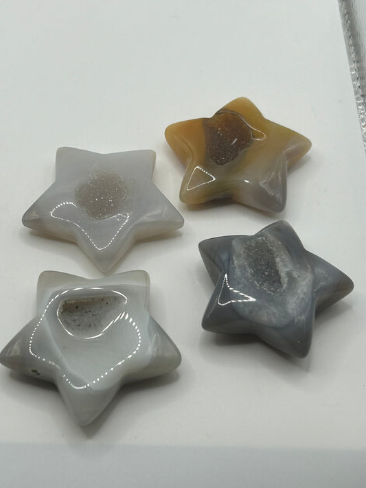 Star(s), Blue Banded Agate/Agate
