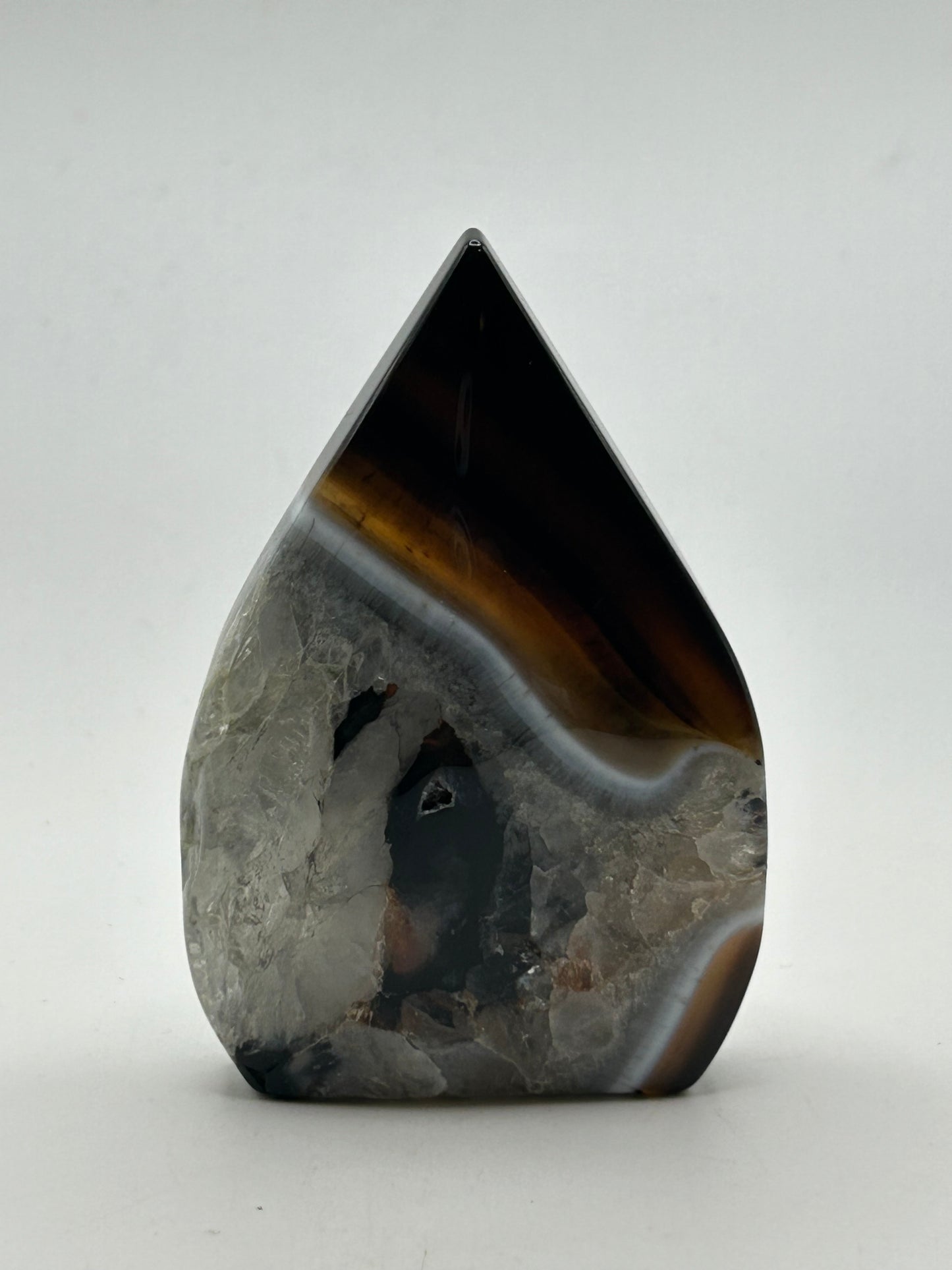 Tear Drop(s) - Black Agate and Black Onyx