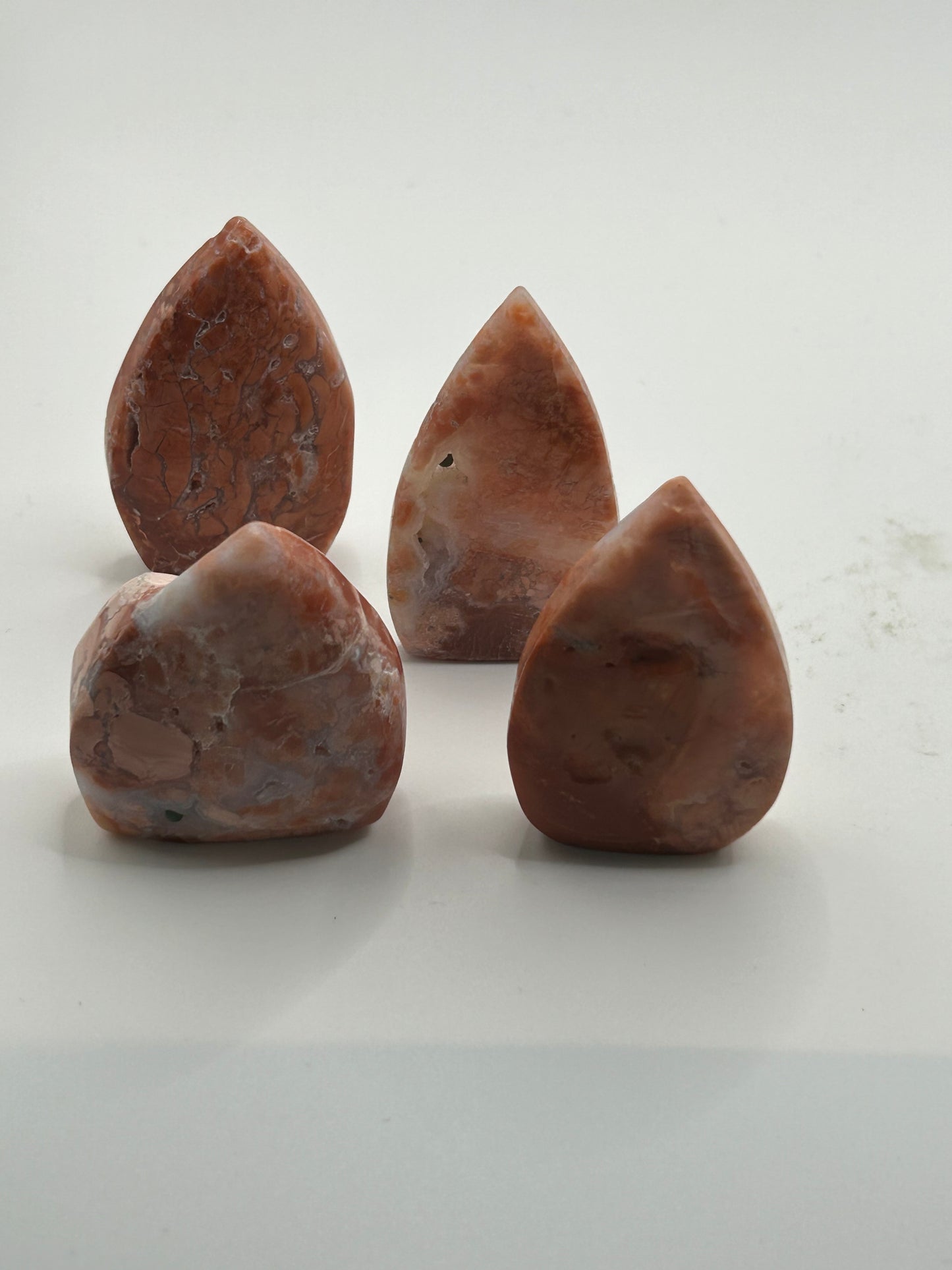 Tear Drop(s) - Pink Agate “Cotton Candy”