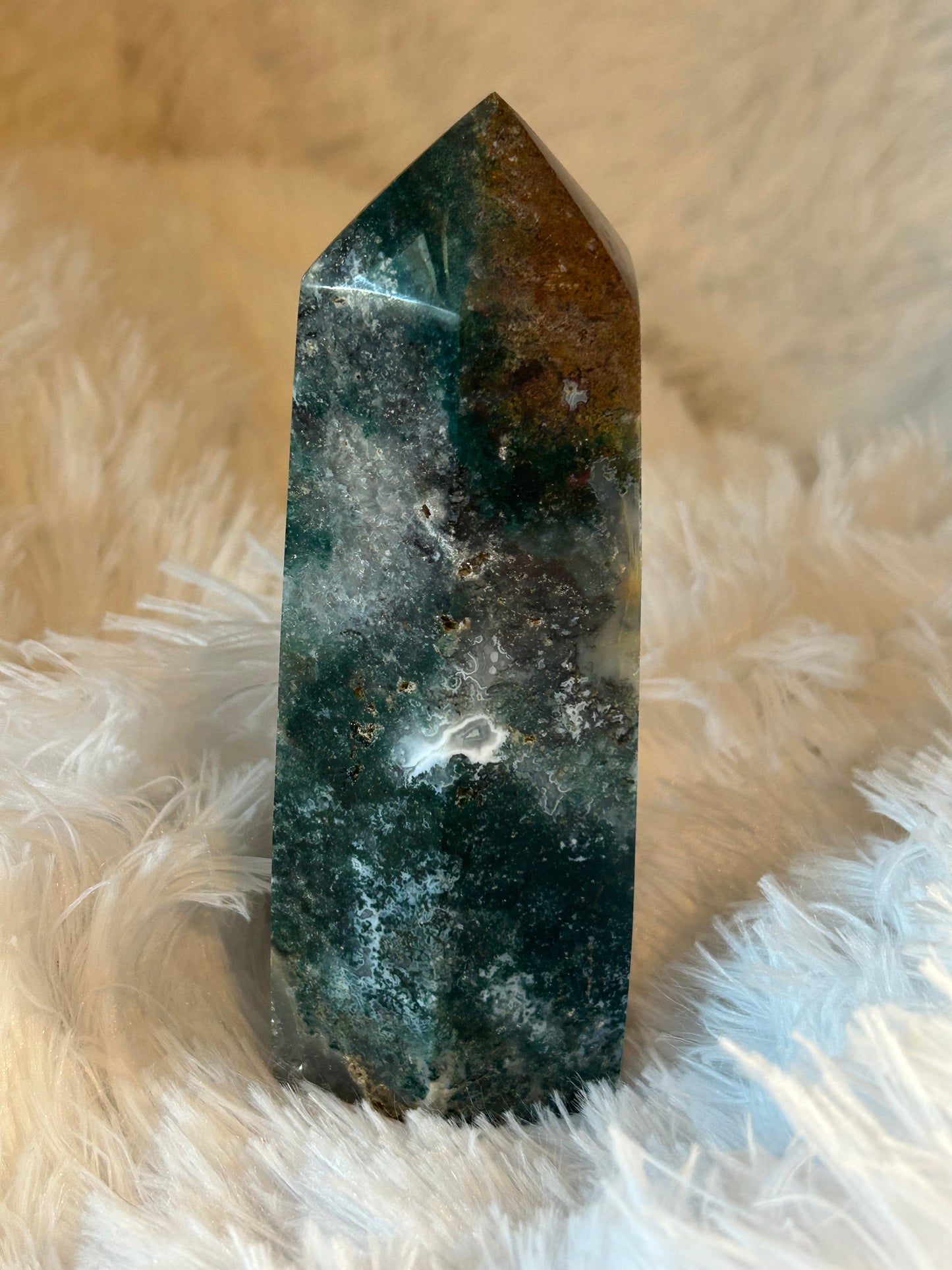 Tower(s) - Moss Agate