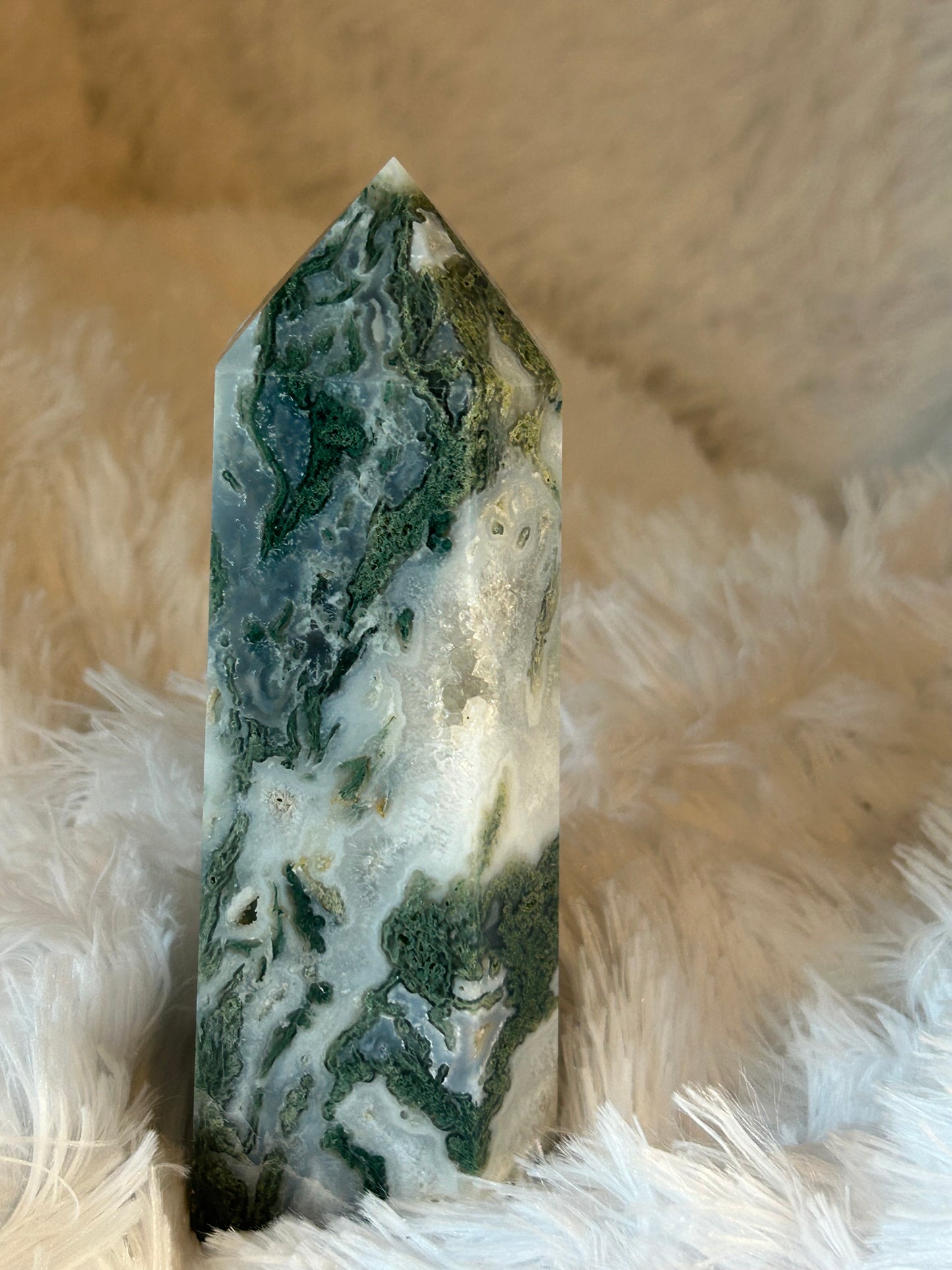 Tower(s) - Moss Agate