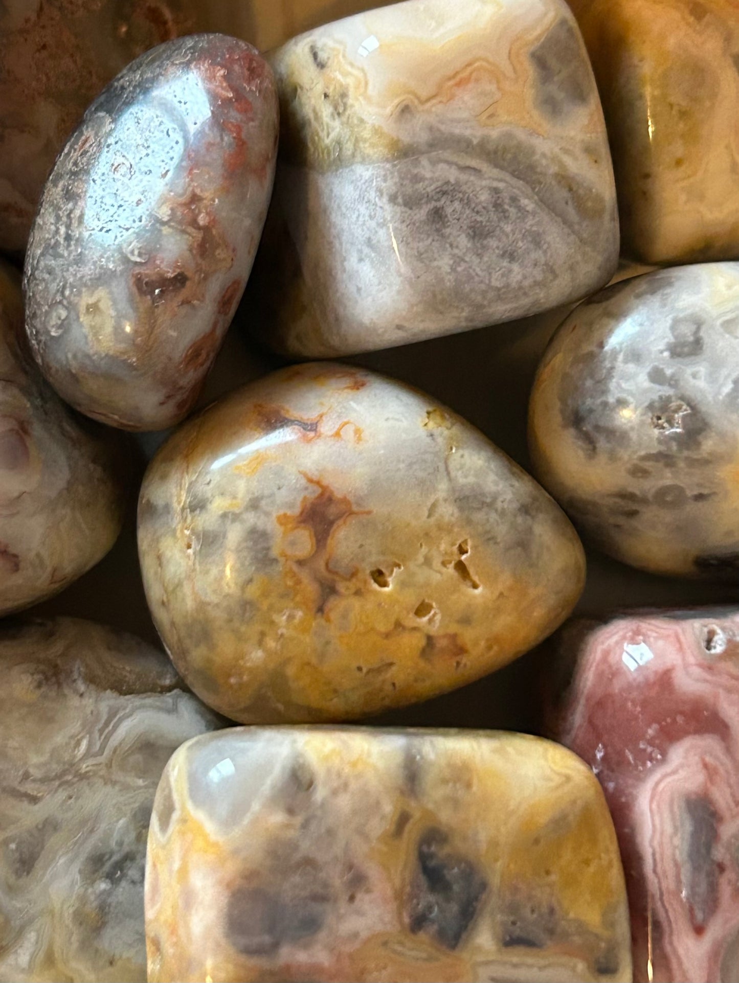 Tumble(s) - Crazy Lace Agate