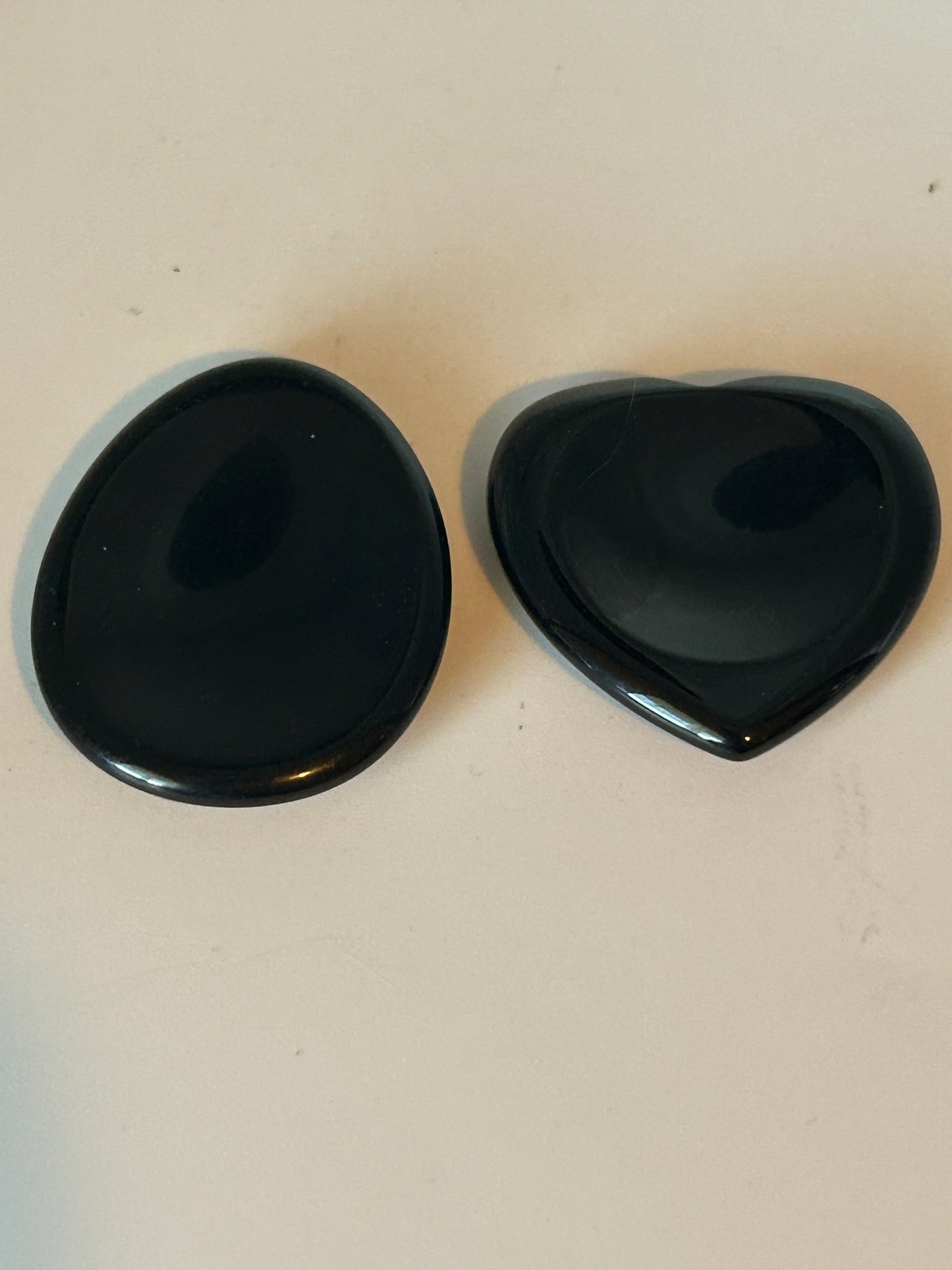 Worry Stone(s) - Black Obsidian